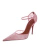Amina Muaddi Lace Lace Pattern D'Orsay Pumps