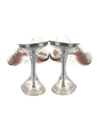 Amina Muaddi PVC Slides