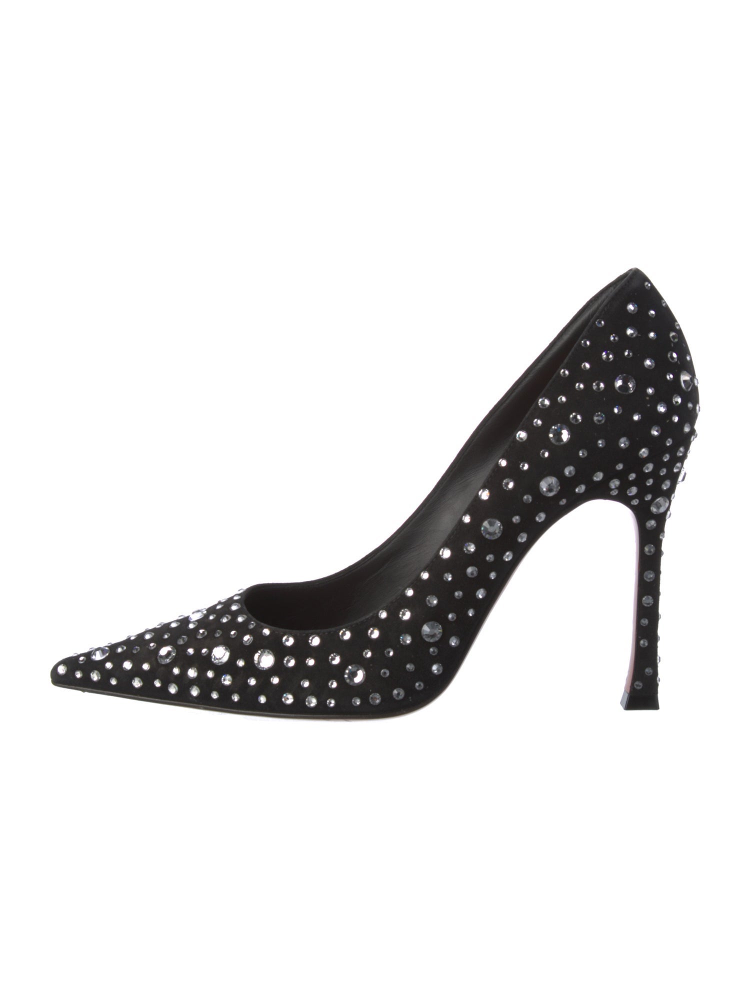 Amina Muaddi Elsa Suede Pumps