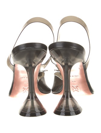 Amina Muaddi Begum PVC Slingback Pumps