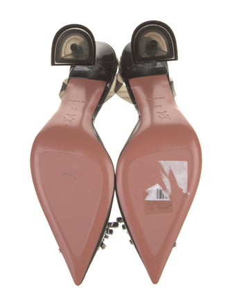 Amina Muaddi Begum PVC Slingback Pumps