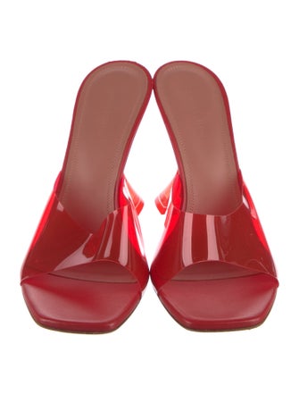 Amina Muaddi PVC Slides