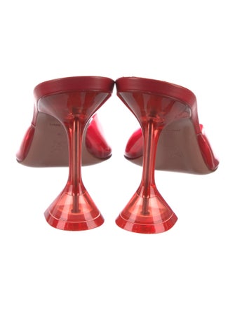 Amina Muaddi PVC Slides