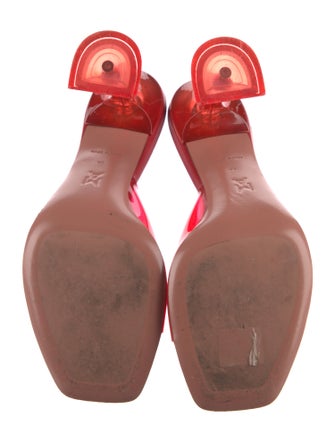 Amina Muaddi PVC Slides