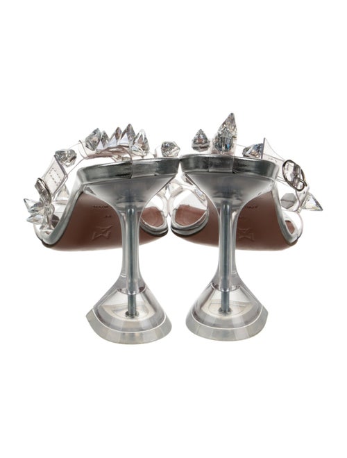 Amina Muaddi Julia 95 PVC Slides