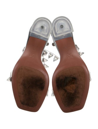 Amina Muaddi Julia 95 PVC Slides