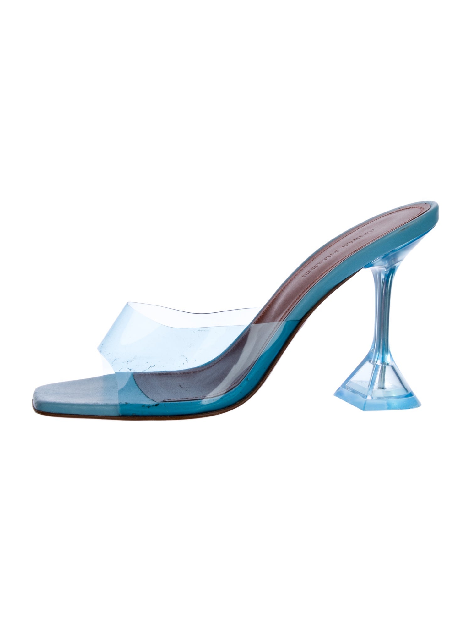美品✨ AMINA MUADDI クリスタル PVC ミュール 37 ブラック Amina Muaddi | Dalida blue pvc mule sandals | Savannahs