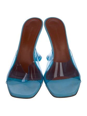 Amina Muaddi Lupita PVC Slides