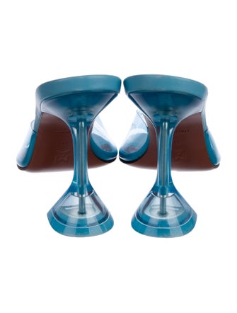 Amina Muaddi Lupita PVC Slides