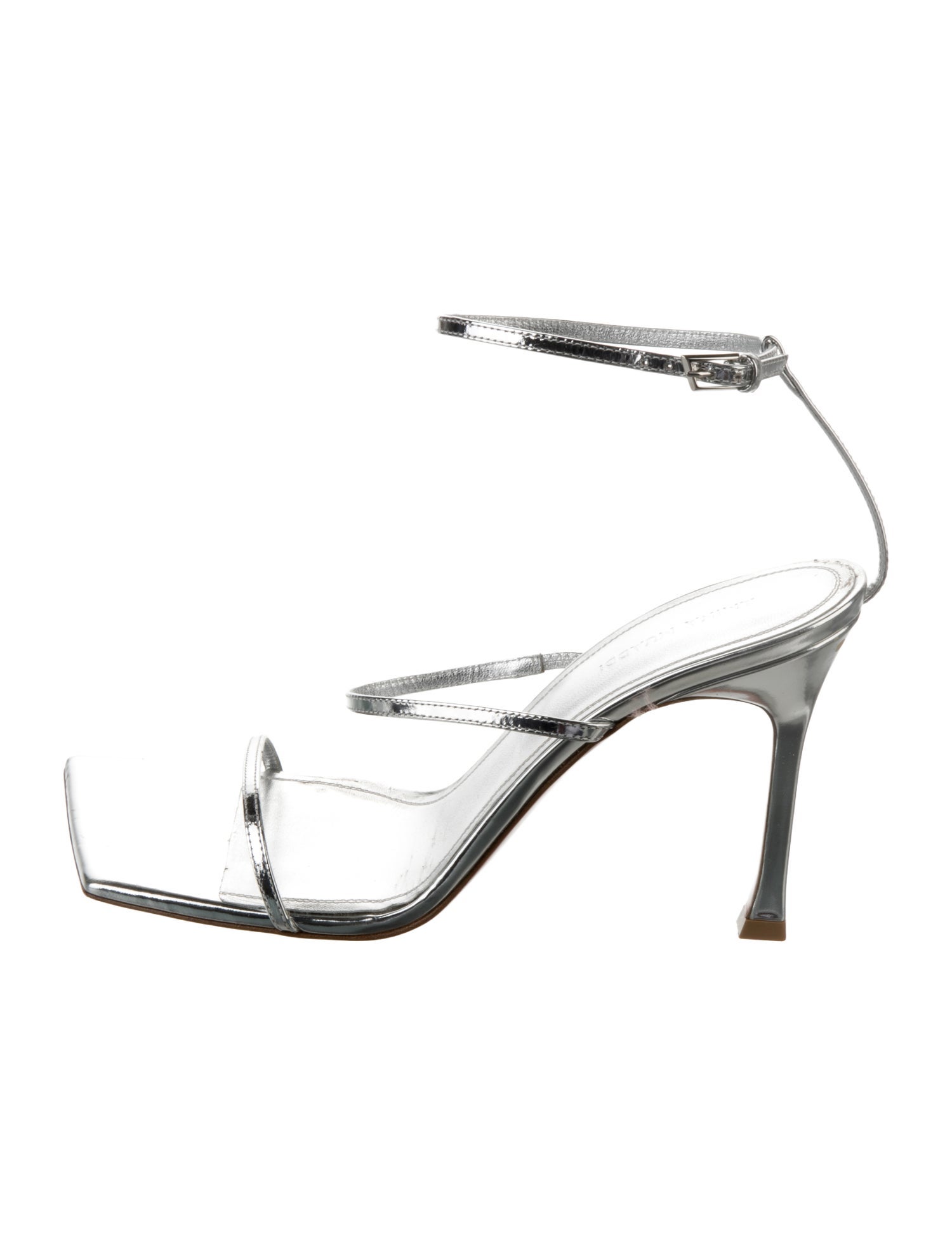Amina Muaddi Maya Patent Leather Sandals
