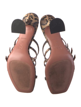 Amina Muaddi Robyn Satin Slides