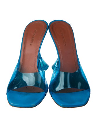 Amina Muaddi Lupita PVC Slides