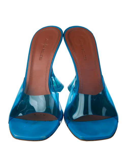 Amina Muaddi Lupita PVC Slides