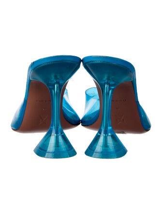 Amina Muaddi Lupita PVC Slides