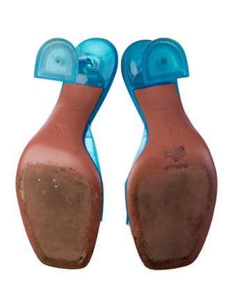 Amina Muaddi Lupita PVC Slides