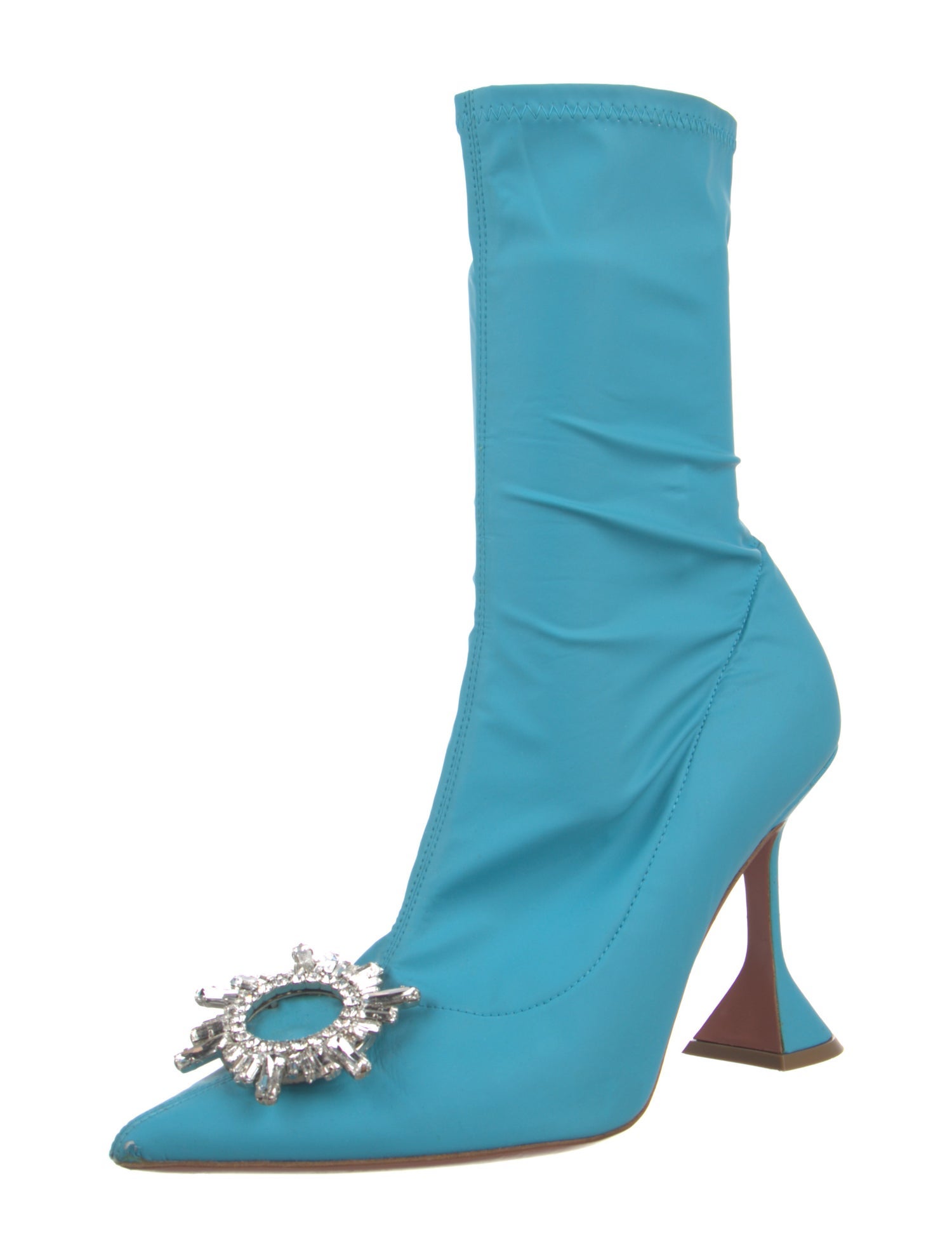 Amina Muaddi Begum 95 Crystal Embellishments Pumps