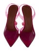 Amina Muaddi PVC Slingback Pumps