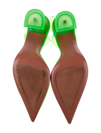 Amina Muaddi Holli PVC Mules