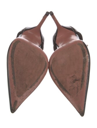 Amina Muaddi Ursina 105 Patent Leather D'Orsay Pumps