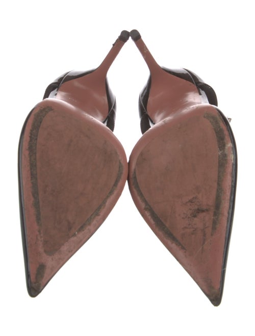 Amina Muaddi Ursina 105 Patent Leather D'Orsay Pumps