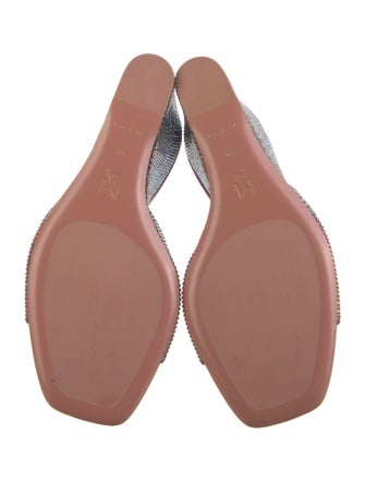 Amina Muaddi Lupita Satin Slides