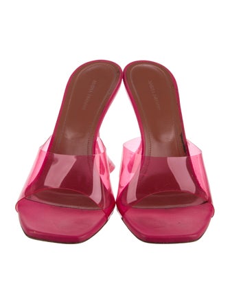 Amina Muaddi Lupita PVC Slides