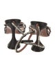 Amina Muaddi Gilda Satin Sandals