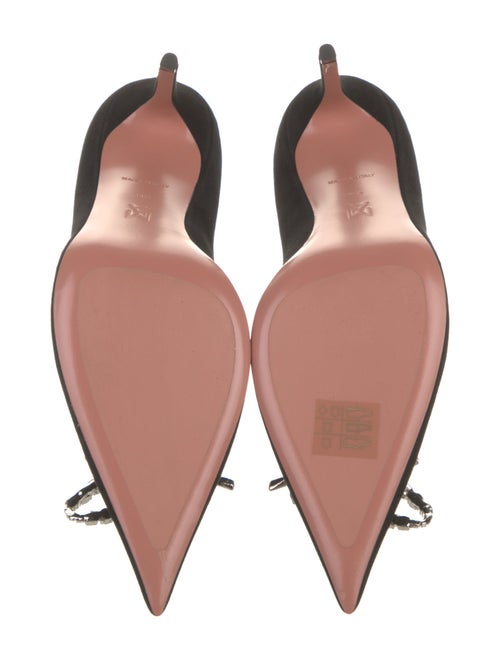 Amina Muaddi Rosie Suede Pumps
