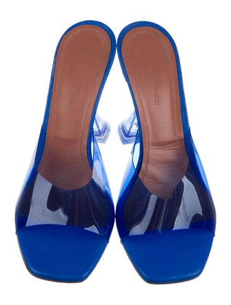 Amina Muaddi Lupita PVC Slides