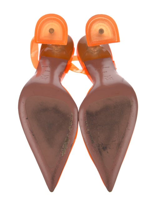 Amina Muaddi PVC Slingback Pumps
