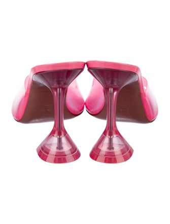 Amina Muaddi Lupita PVC Slides