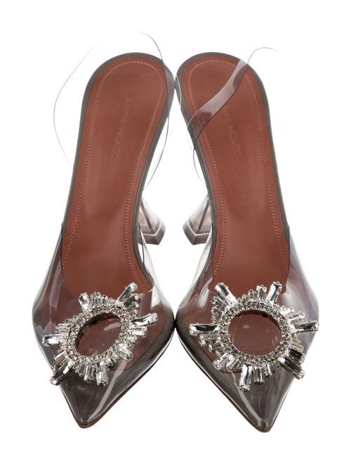 Amina Muaddi Begum PVC Slingback Pumps