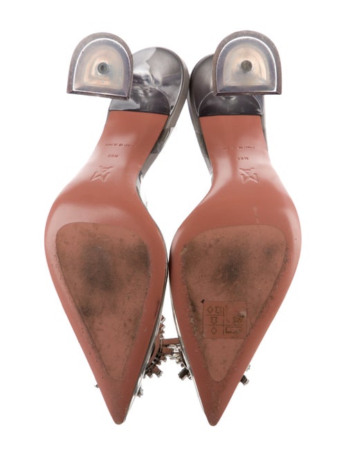 Amina Muaddi Begum PVC Slingback Pumps