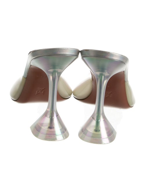 Amina Muaddi Lupita 'Iridescent' PVC Slides