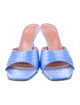 Amina Muaddi Lupita Embossed Leather Slides