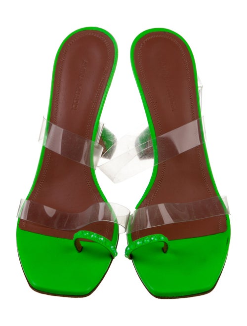 Amina Muaddi Sami Leather Slides