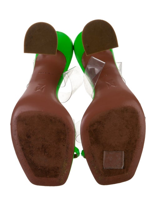 Amina Muaddi Sami Leather Slides