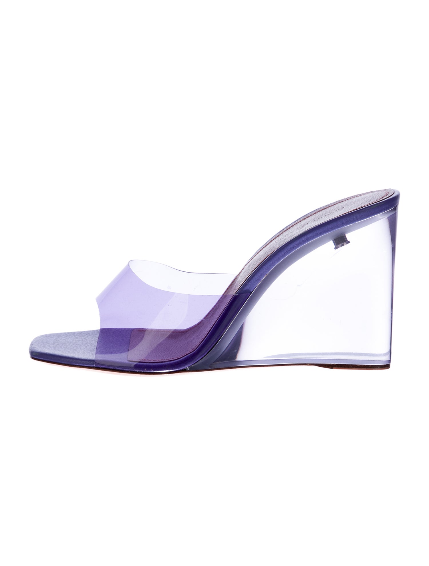 Amina Muaddi Lupita PVC Mules