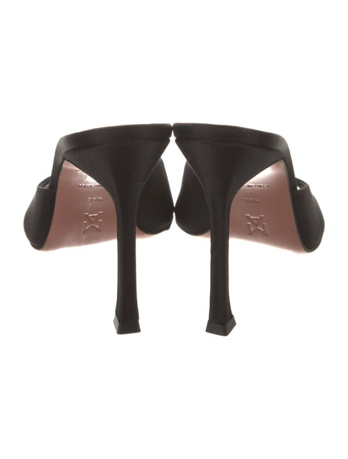 Amina Muaddi Satin Slides