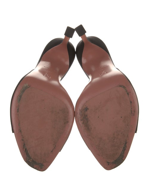 Amina Muaddi Satin Slides