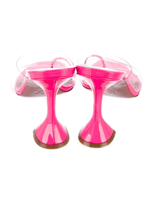 Amina Muaddi Sami Patent Leather Slides