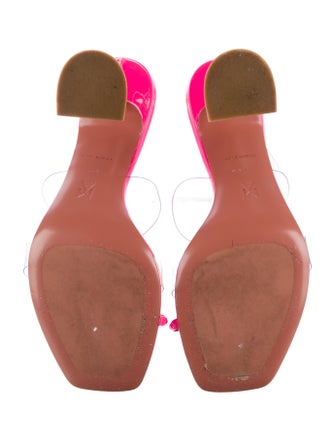 Amina Muaddi Sami Patent Leather Slides