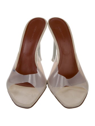 Amina Muaddi Alexa PVC Slides