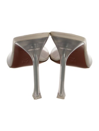 Amina Muaddi Alexa PVC Slides