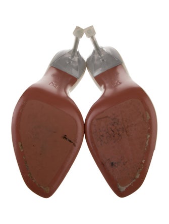 Amina Muaddi Alexa PVC Slides