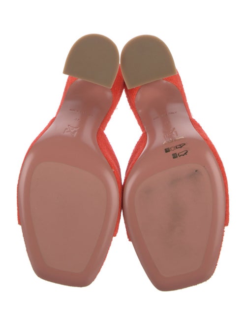 Amina Muaddi Lupita Terry Cloth Slides