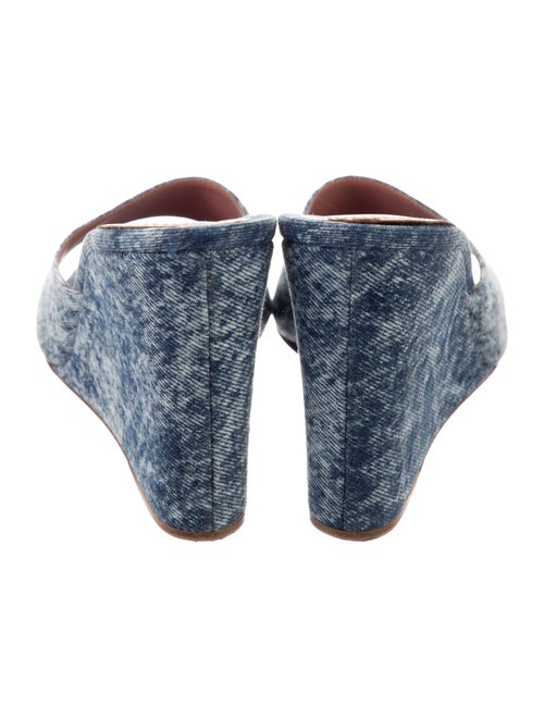 Amina Muaddi Lupita 95 Denim Slides