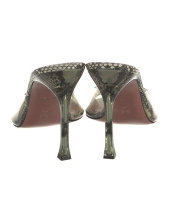 Amina Muaddi Alexa PVC Slides