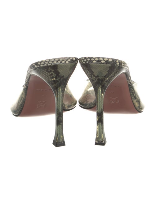 Amina Muaddi Alexa PVC Slides