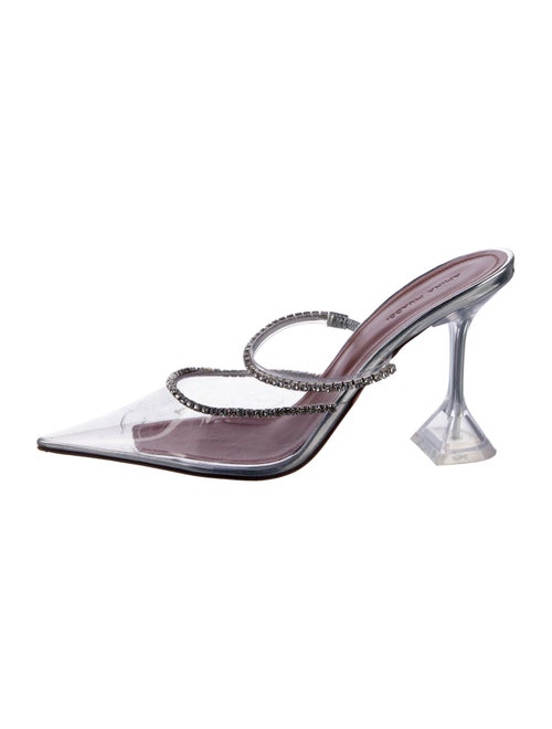 Amina Muaddi Gilda PVC Mules